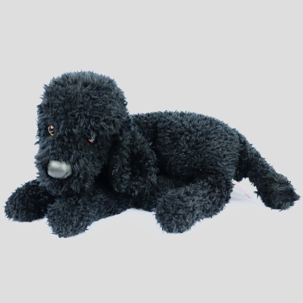 Douglas Cuddle Toys Retired #1808 Phoebe Black Poodle 16" Plush Stuffed Dog